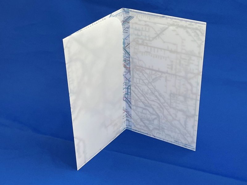 画像3: 鉄道路線図チケットホルダー 首都圏 日本語(ホワイト) (3)