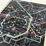 画像2: 鉄道路線図リングノート 首都圏 日本語(ブラック) (2)