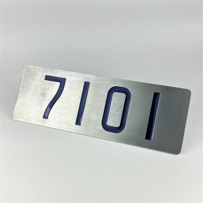 画像1: 車号銘板マグネットプレート 有楽町線7000系 (1)