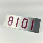 画像1: 車号銘板マグネットプレート 半蔵門線8000系 (1)