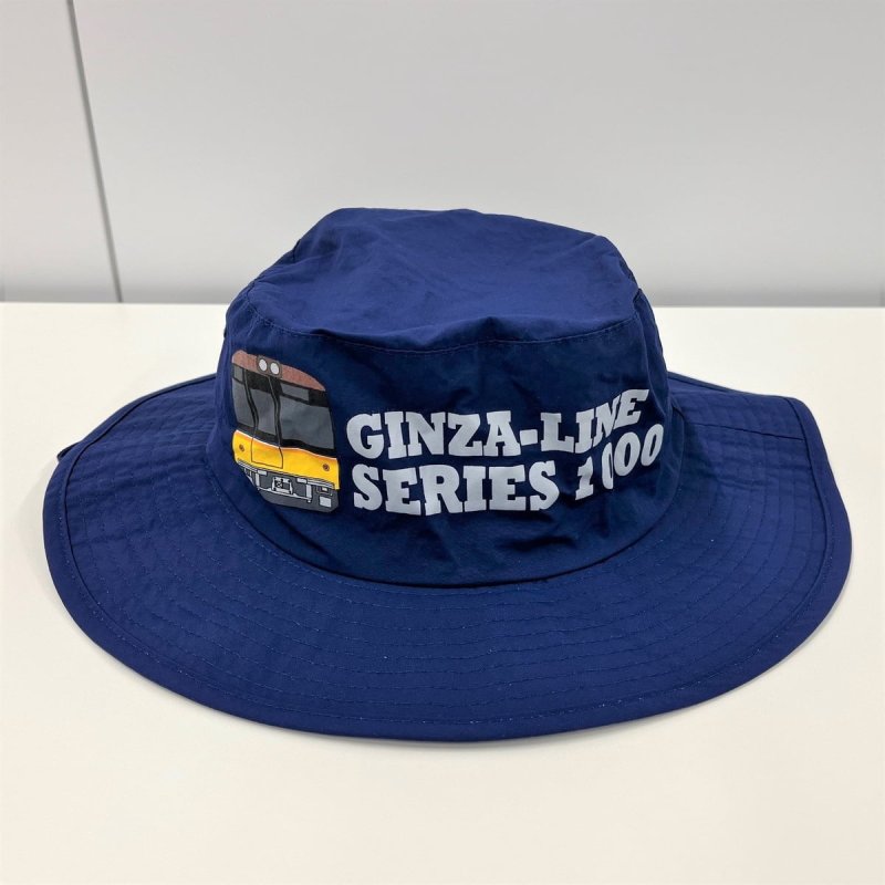 画像2: 日よけ付きハット 銀座線1000系（帽子）（56cmサイズ） (2)