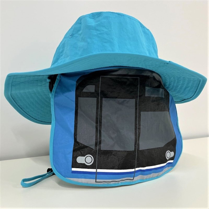 画像1: 日よけ付きハット 東西線15000系（帽子）（56cmサイズ） (1)