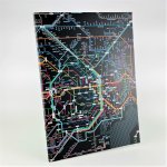 画像1: 鉄道路線図A5ノート 首都圏 日本語(ブラック) (1)