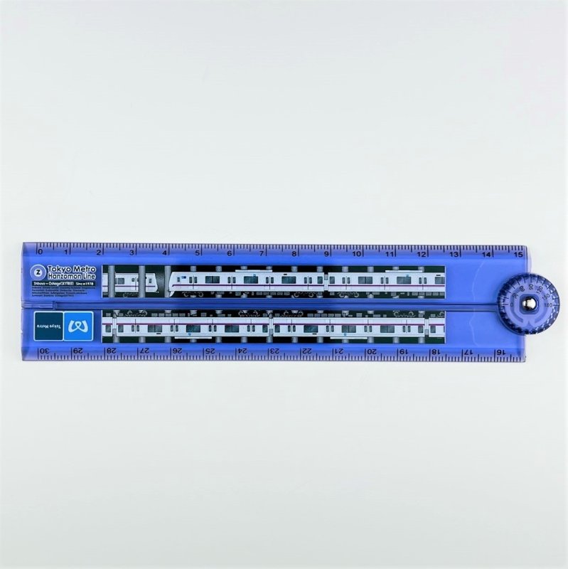 画像1: 折りたたみ定規 半蔵門線08系 (1)