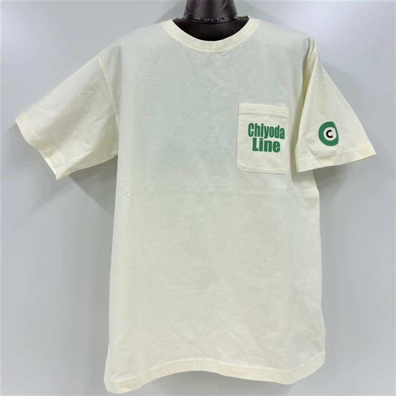 画像1: Tシャツ千代田線 大人用(Lサイズ) (1)