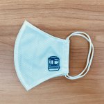 画像1: メトロメッシュマスク 東西線Mサイズ(ホワイト) (1)