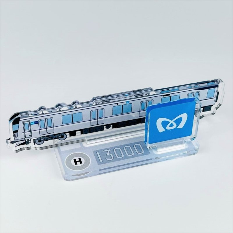 画像3: 日比谷線全線開業60周年記念 アクリルスタンド 13000系 (3)