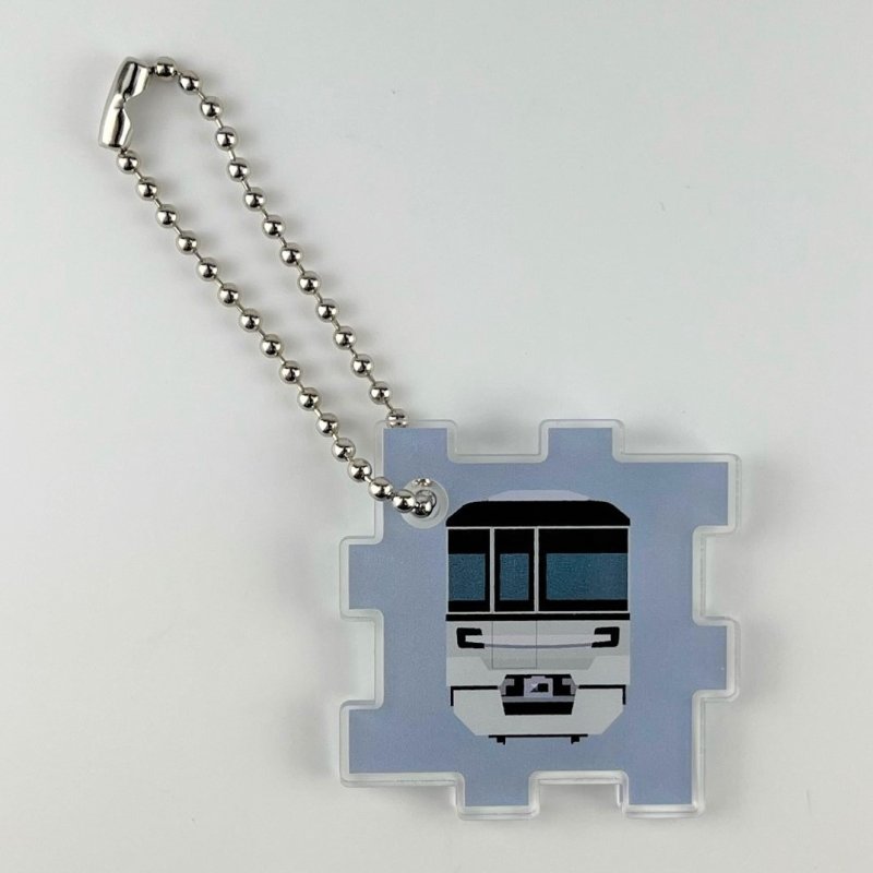 画像1: 日比谷線全線開業60周年記念 アクリルパズルキーホルダー 13000系 (1)