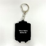 画像2: ラバーキーホルダー 日比谷線03系 (2)