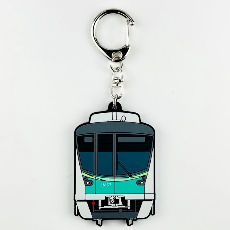 画像1: ラバーキーホルダー 千代田線16000系 (1)