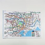 画像2: 東京メトロ 路線図クリアファイル（A4サイズ） (2)