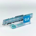 画像1: アクリルスタンド　南北線9000系（新塗装） (1)