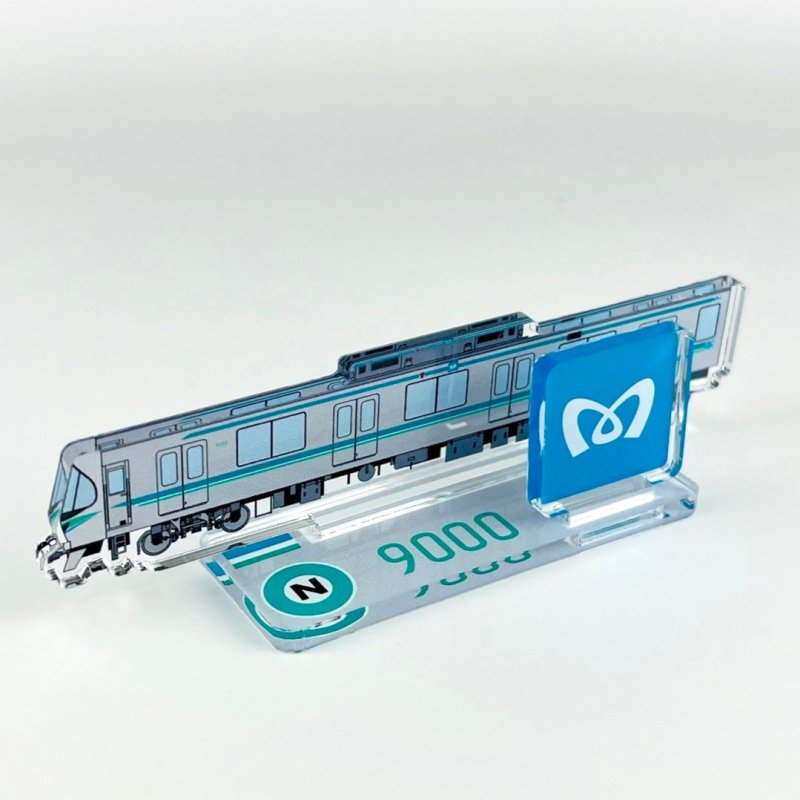 画像1: アクリルスタンド　南北線9000系（5次車） (1)