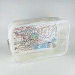 画像1: 東京メトロ路線図クリアポーチ (1)