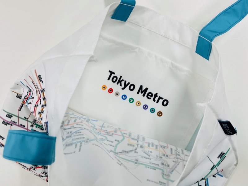 画像3: 東京メトロ路線図フラットトートバッグ (3)