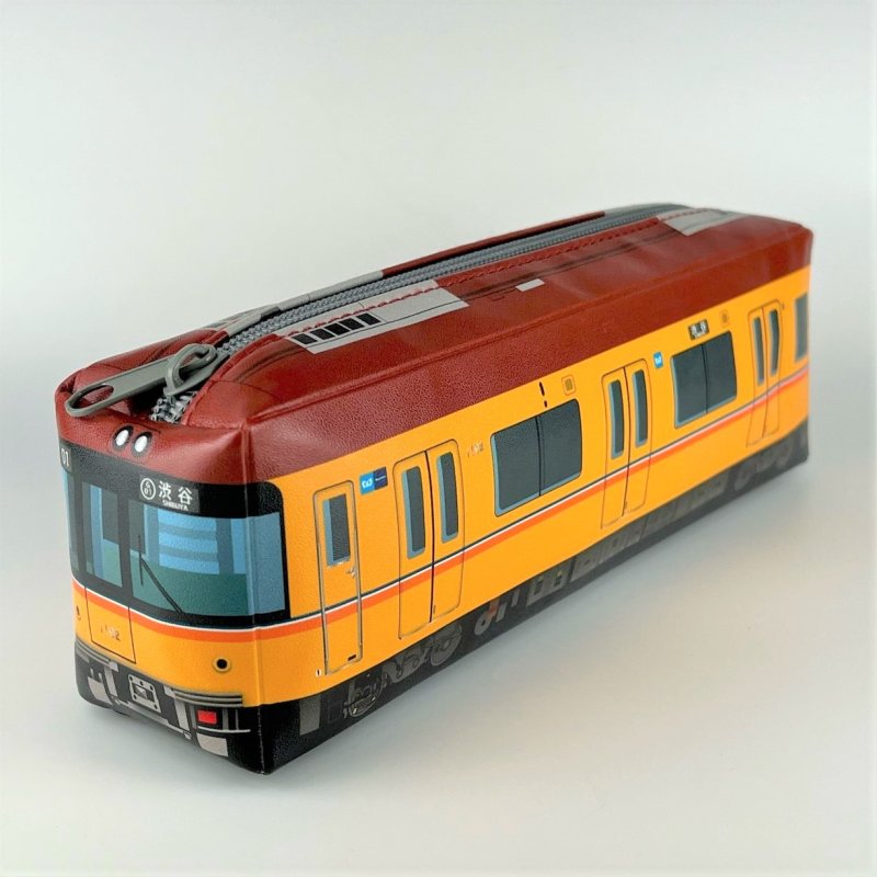 画像1: ペンケース 銀座線1000系 (1)