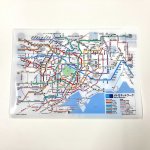 画像2: 東京メトロ×Osaka Metro コラボ  路線図クリアファイル(Wポケット) (2)