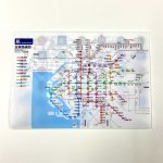 画像3: 東京メトロ×Osaka Metro コラボ  路線図クリアファイル(Wポケット) (3)