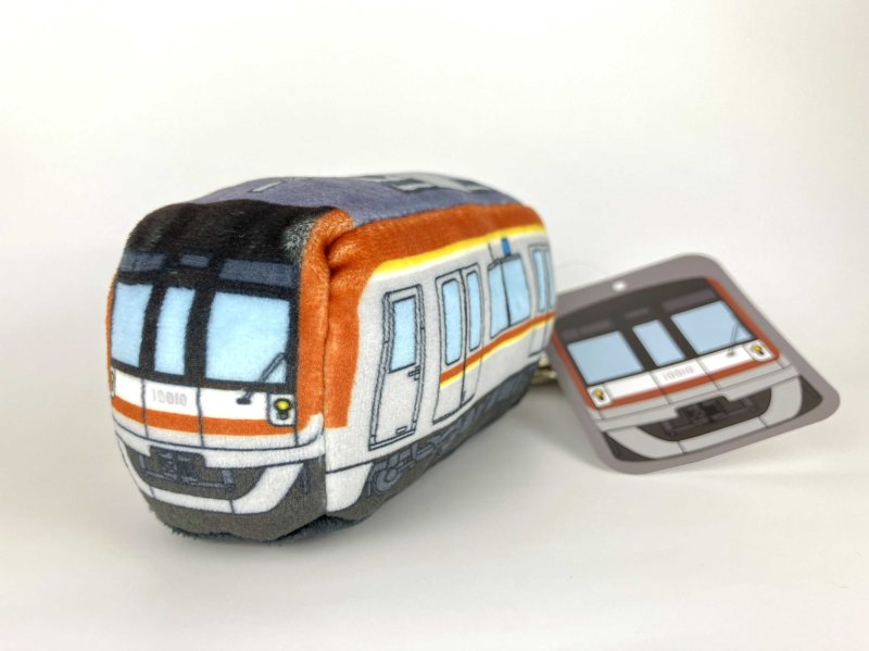 画像1: もちもち電車キーホルダー　副都心線10000系 (1)
